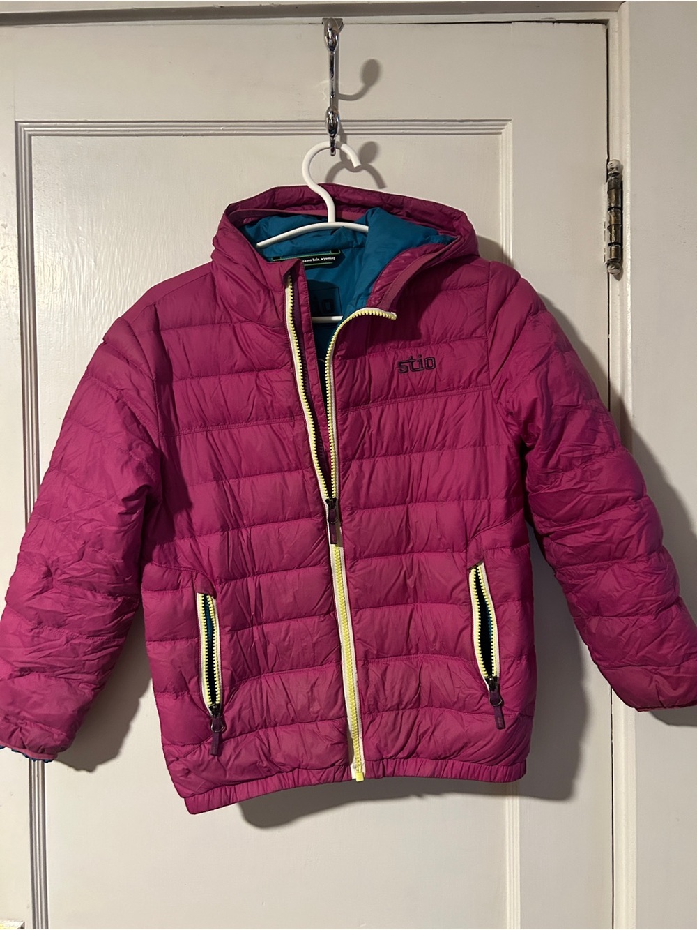 Stio Kids Hometown Down Magenta Puffer Jacket